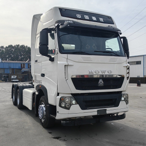 SINOTRUK HOWO အသုံးပြုထားသော Howo T7 430hp 10wheeler 6x4 CNG ထရပ်ကား