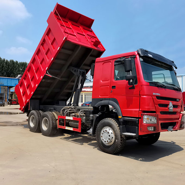 ယှဉ်ပြိုင်နိုင်သောစျေးနှုန်း Sinotruck Howo 6*4 10 Wheeler 371 375 Horsepower Euro2/3 Dump Truck Hot Sale 