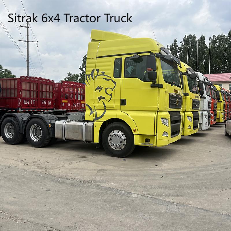 ရုရှားအတွက် Hot Product Sinotruk Sitrak 6*4 Diesel 540hp Left Hand Diriving Tractor Truck