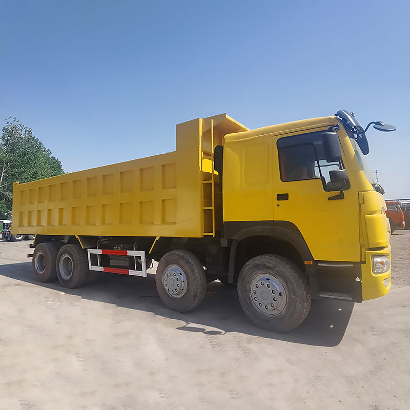 အဝါ/နီ/အဖြူ Sinoturk Howo 8*4 12Wheels Diesel Euro2/3 HW76 Dump Truck ရောင်းရန်ရှိသည်