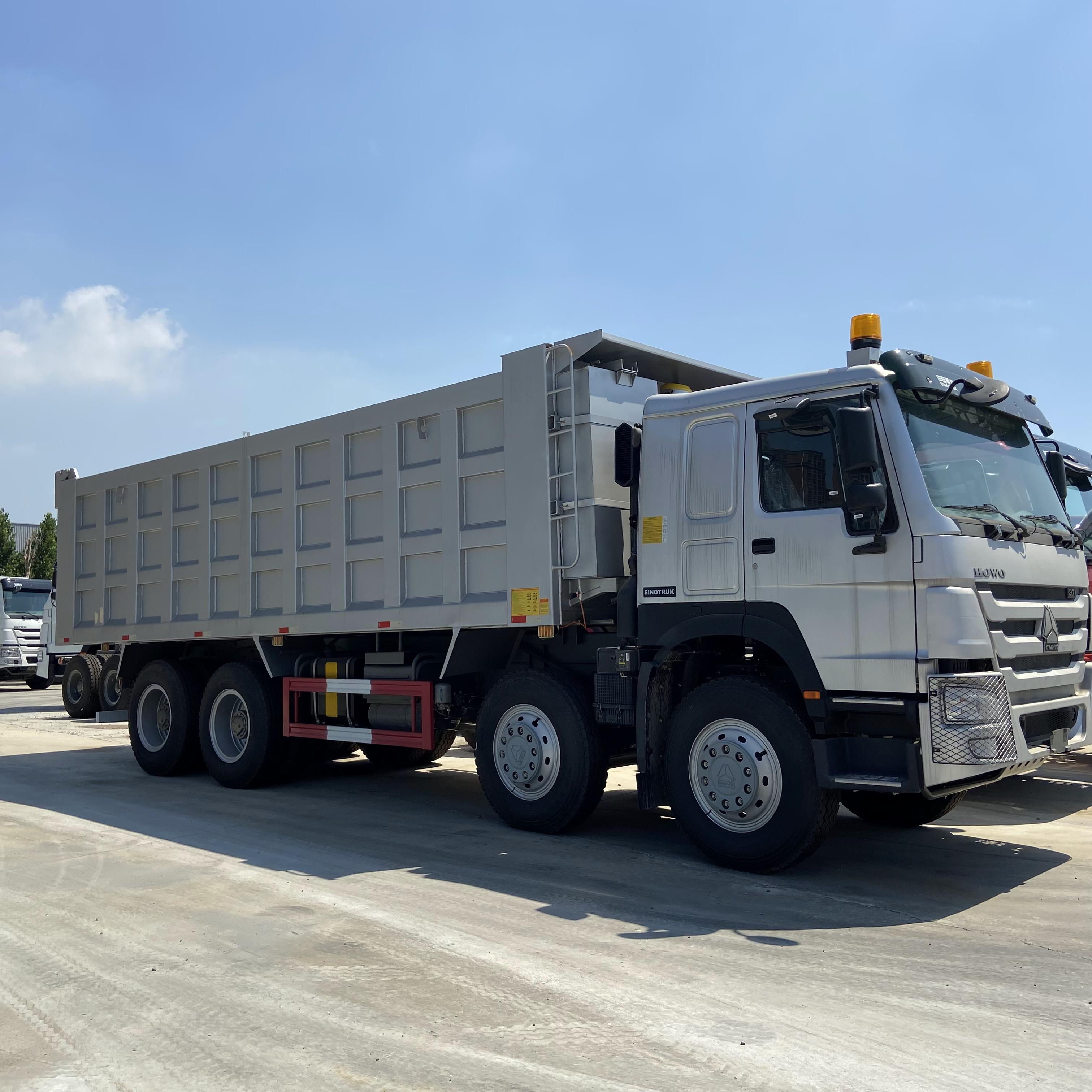 Good Condition Howo New 4 Axles 12 Tiers 8x4 Dump Truck 