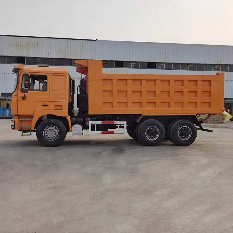 တရုတ်ထုတ်ကုန် Shacman 6*4 ဒီဇယ် 380hp တာယာအသစ် Euro2/3 Tipper Truck ရောင်းမည်