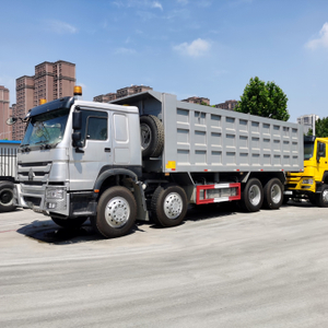 အရည်အသွေးကောင်း howo 371hp Tipper Truck စျေးနှုန်းချိုသာသော 8x4 အမှိုက်ပုံးတင်ကား 12 Wheeler ရောင်းမည်