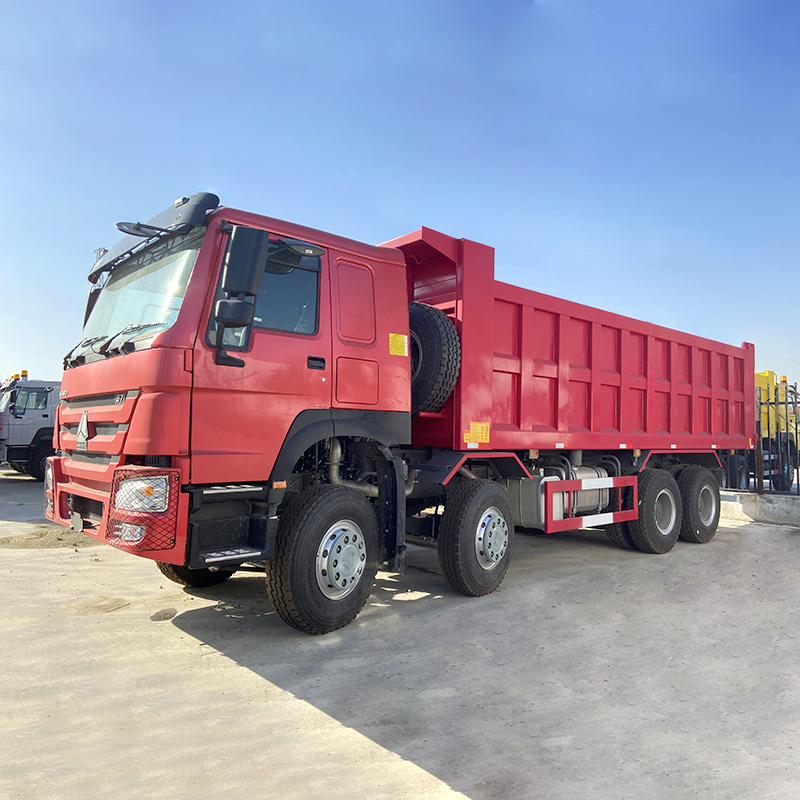 Sinotruck Howo Used Dump Truck 8*4 375hp Left Hand Drive အတွက် တန် 30