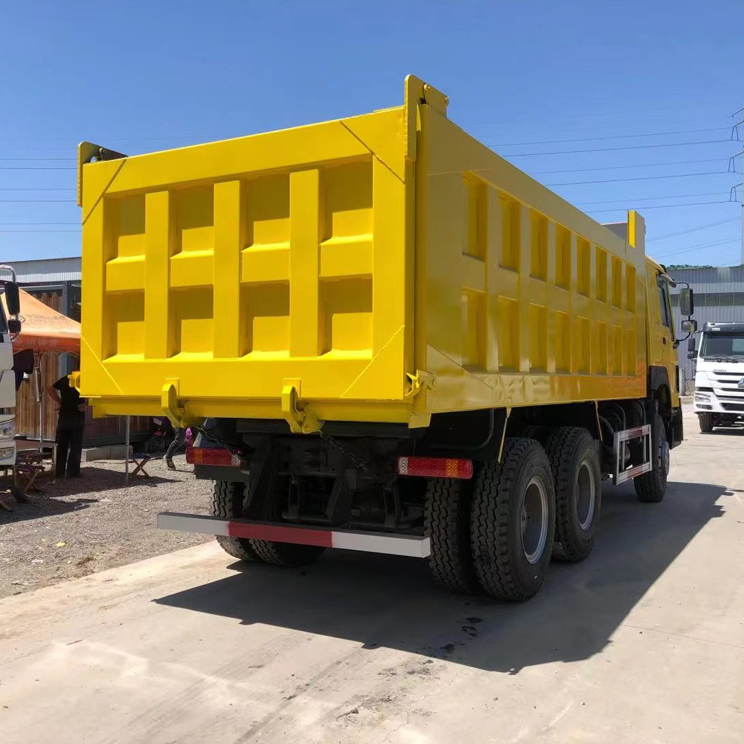 Secondhand Dump Truck Sino Sinotruk Howo 371 6x4 Tipper Used Dump Truck ရောင်းဈေး