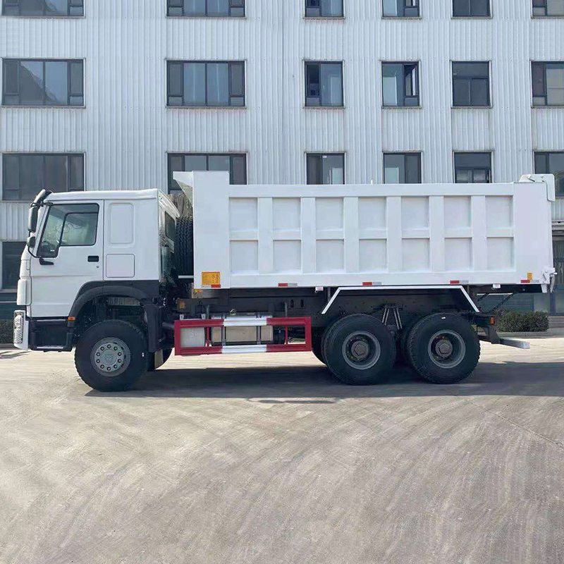 Second Hand 371 Horsepower 10 Wheeler Diesel Engine 6*4 HOWO Dump Truck ရောင်းမည်